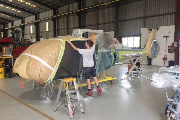 New Airbus Helicopters H130 Paint Masking